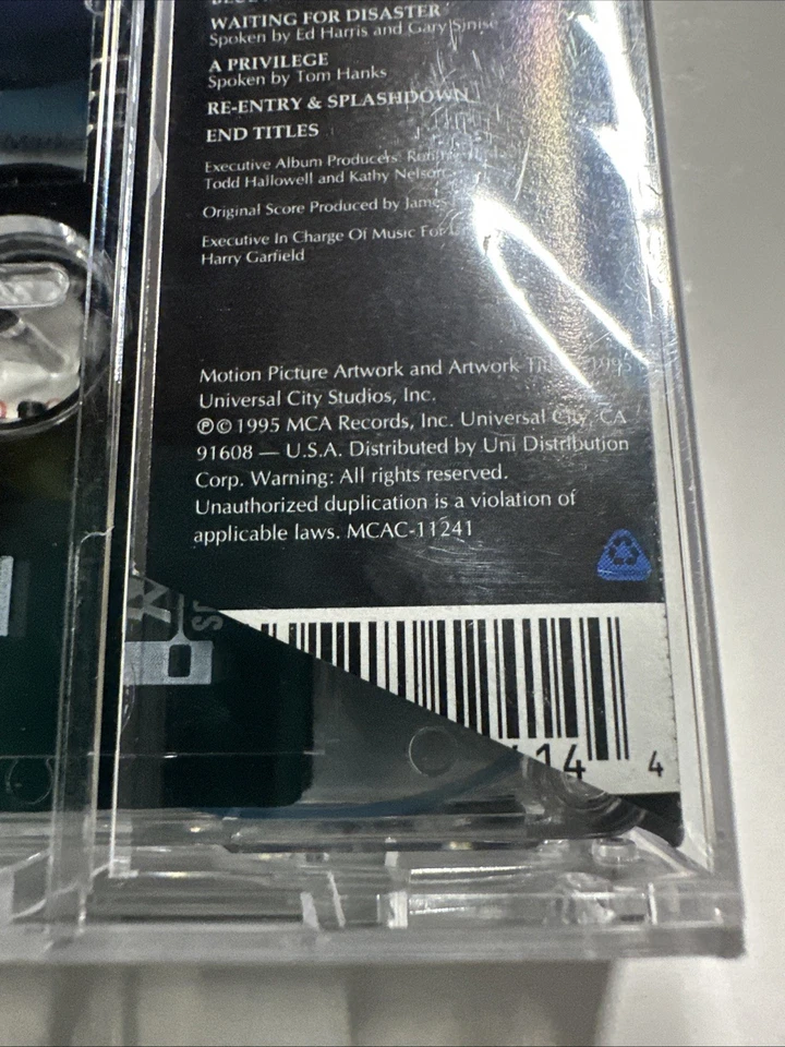 Apollo 13 Motion Picture Soundtrack Sealed Cassette Tape Brand New promo copy - Image 4 of 4