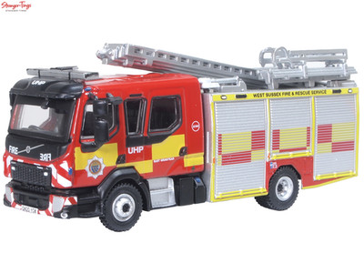 Oxford Diecast Volvo FL Emergency 1 Pump Ladder West Sussex Fire  1/76 Scale 
