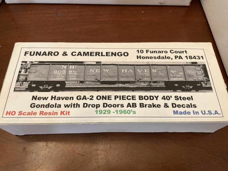 RARE HO Resin Funaro New Haven GA-2 Gondola 1 PIECE BODY Kit