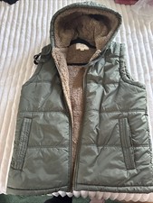 Weatherproof Vintage Men  s Medium Green Vest With Sherpa Lining, New With Tags