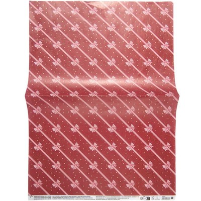 Paper Patch, Put a Bow on it, Schleifen rot-weiß, FSC MIX | 2024