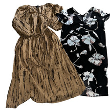 Lot of 2 Assorted Women's Dresses Vera Wang - A New Day Brands Size L Multicolor