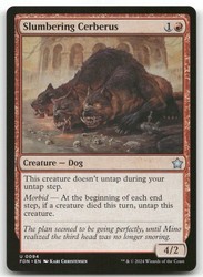 Slumbering Cerberus #94 Foundations Uncommon MTG