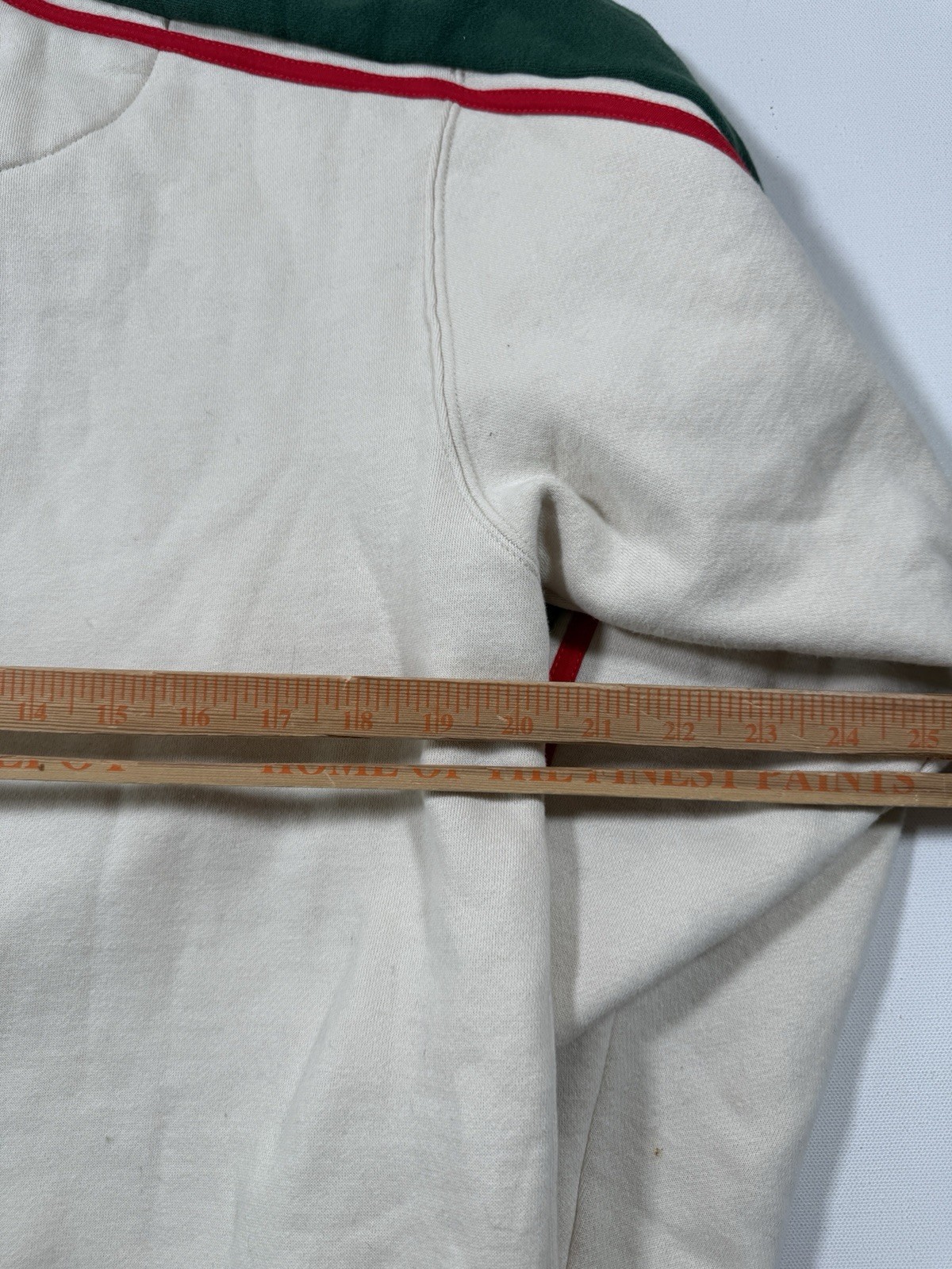 Minnesota Wild Hoodie Mens Small White Green Old Time Hockey Rafters Jersey NHL