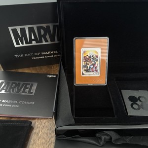 2026 Agoro Niue 1oz Silver Trading Coin The Art Of Marvel Comics Avengers 65/150