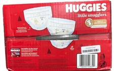 Huggies Little Snugglers Size 2 Diapers 72 Ct Leak Free Comfort 12-18 lbs 0.38 per diaper
