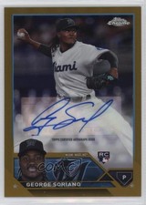 2023 Topps Chrome Update Gold Refractor 43/50 George Soriano #AC-GSO Auto 1p5