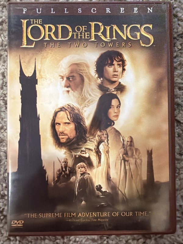 The Lord of the Rings: The Two Towers (DVD, 2003, 2-Disc Set, Full Frame Two...