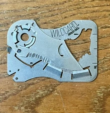 Zootility tools WILDCARD wallet knife 6 Function Slim Multi Tool