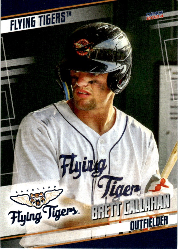 2024 Brett Callahan Choice Minor League Rookie Card RC Lakeland Flying Tigers