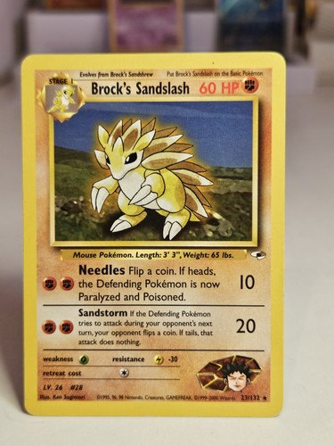 Brock's Sandslash 23/132 VINTAGE -Pokémon TCG- NM