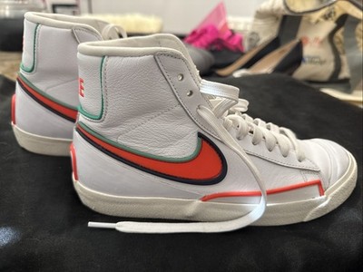 Nike Blazer Mid 77 Infinite White Bright Crimson Men's Size 7