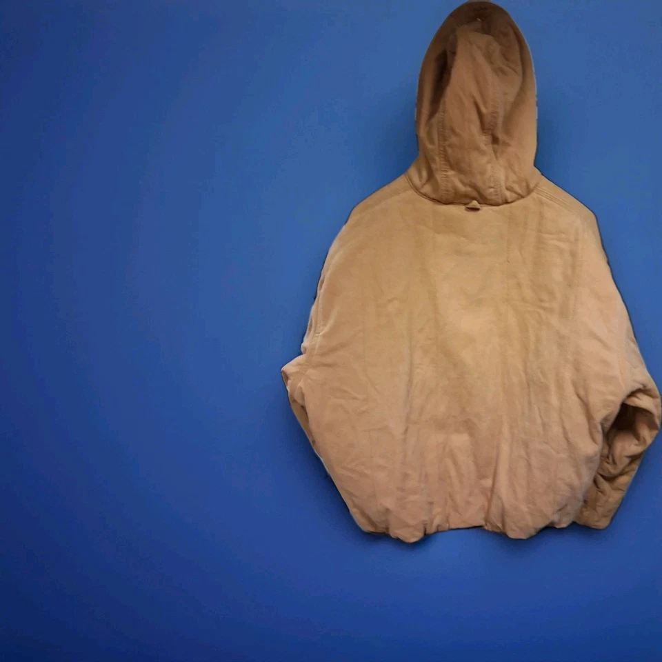 Walls Men's Large Regular Reversible Camo/Duck Tan Hooded Jacket Chest 42-44 - Image 4 of 4