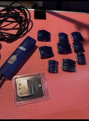 Andis Pet Ultra Edge Blue Corded Clipper w/ #10 Blade & Guards