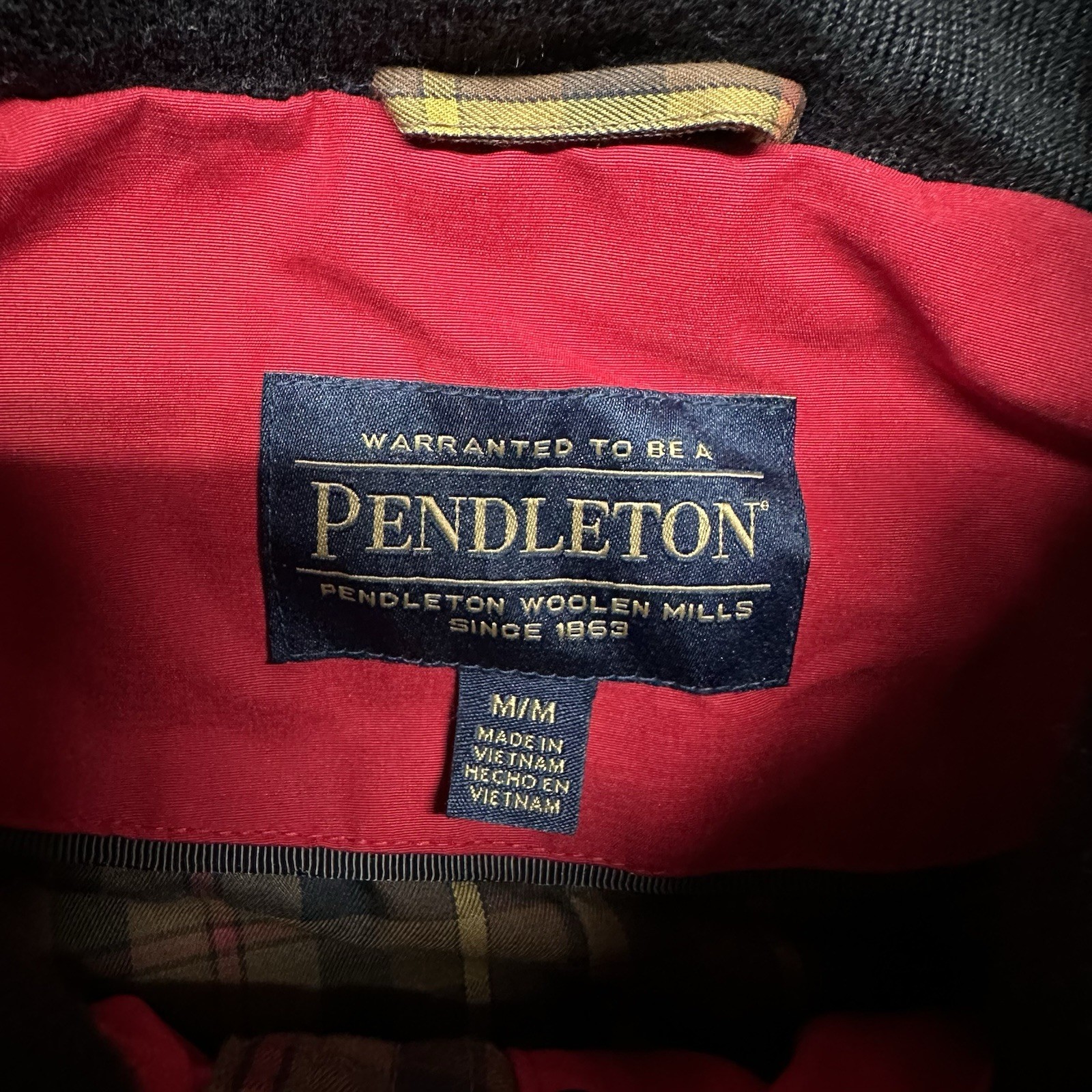 Pendleton Jacket Womens Medium Red Water Resistan… - image 4
