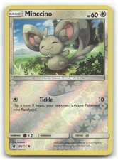 Minccino Reverse Holofoil SM - Crimson Invasion 85/111 LP Pokemon
