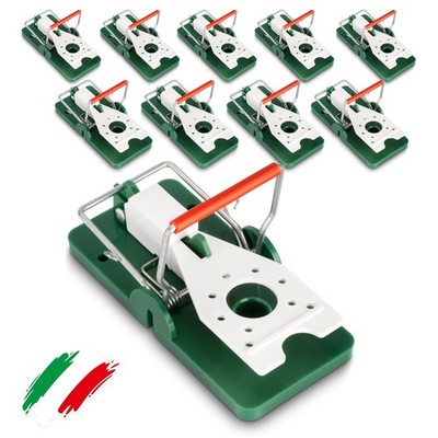10x Schlagmausefalle Italien Edition Mausfallen Schlagfalle Basteln