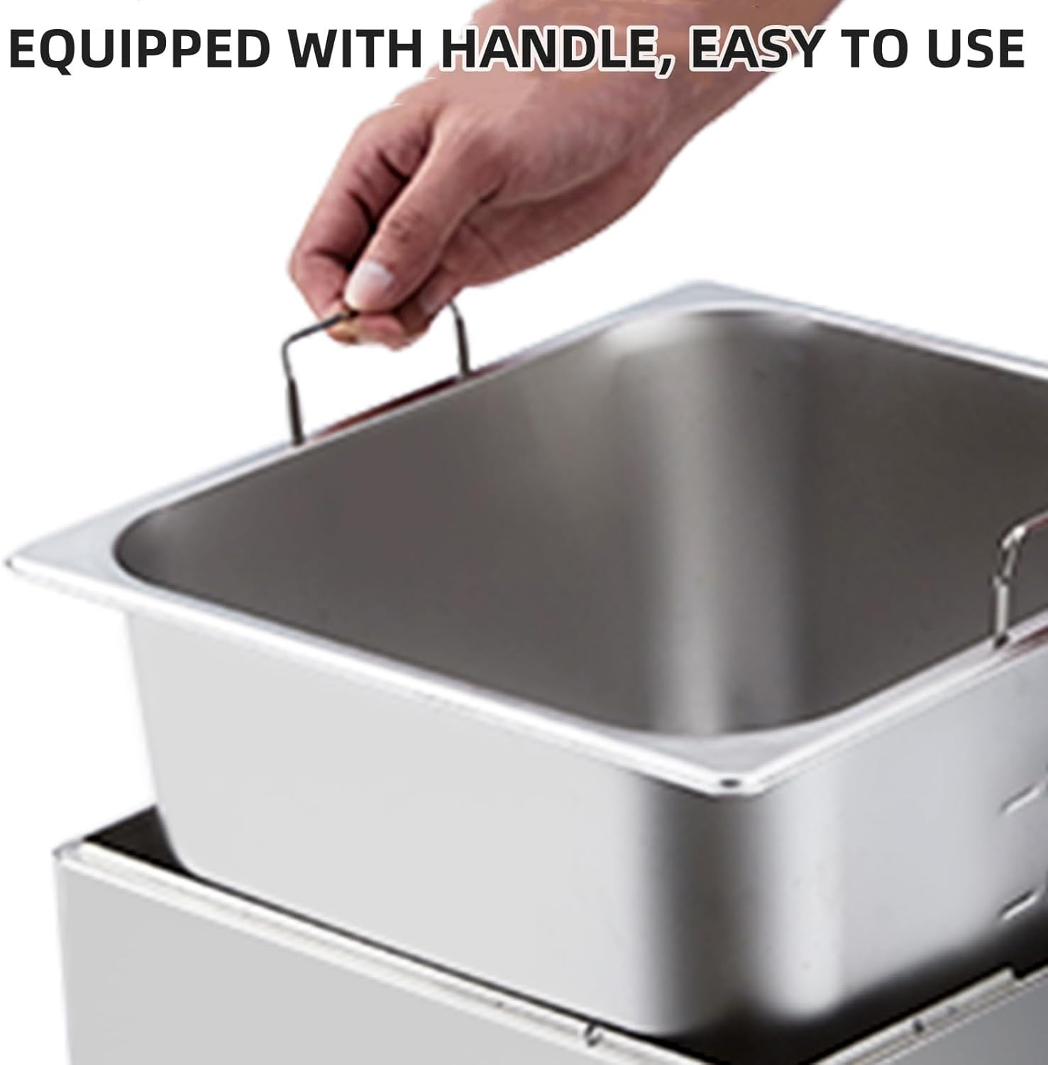 11 Liter Electric Fryer with Basket & Lid 2.0, 11.6QT Deep Fryer for Restaurant