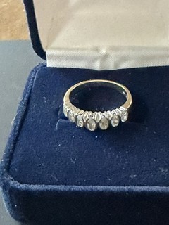 14K Gold Diamond Wedding Band Diamond=2/3 Carat F VS2 Value=$6 500