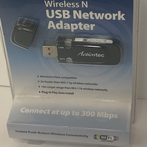 New Wireless N USB Network Adapter By Atciontec Windows - Picture 2 of 5