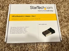 StarTech USBBT1EDR2 Mini USB Bluetooth 2.1 Adapter- Class 1 EDR Wireless Network
