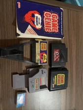 GALOOB GAME GENIE & GAMESHARK ENHANCER LOT W/ CODES MANUALS, SEGA, NES, N64 +