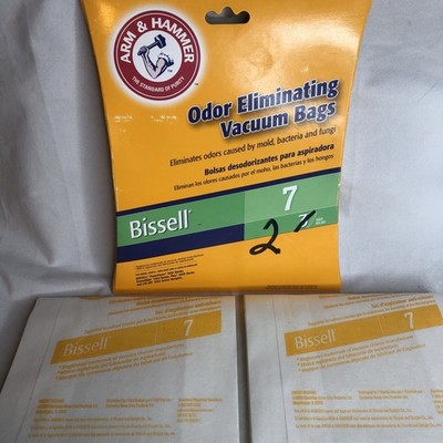 2 Arm & Hammer BISSELL Vacuum Cleaner Bags Odor Eliminating ~ Style #7
