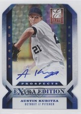 2013 Panini Elite Extra Edition 37/50 Austin Kubitza #177 Auto 2x6