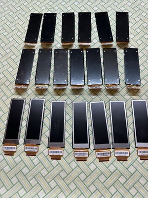 LOT OF 20 CLAA035JA01CW 3.5  144x480 TFT LCD Display Panel 67-Pin Bar Screen