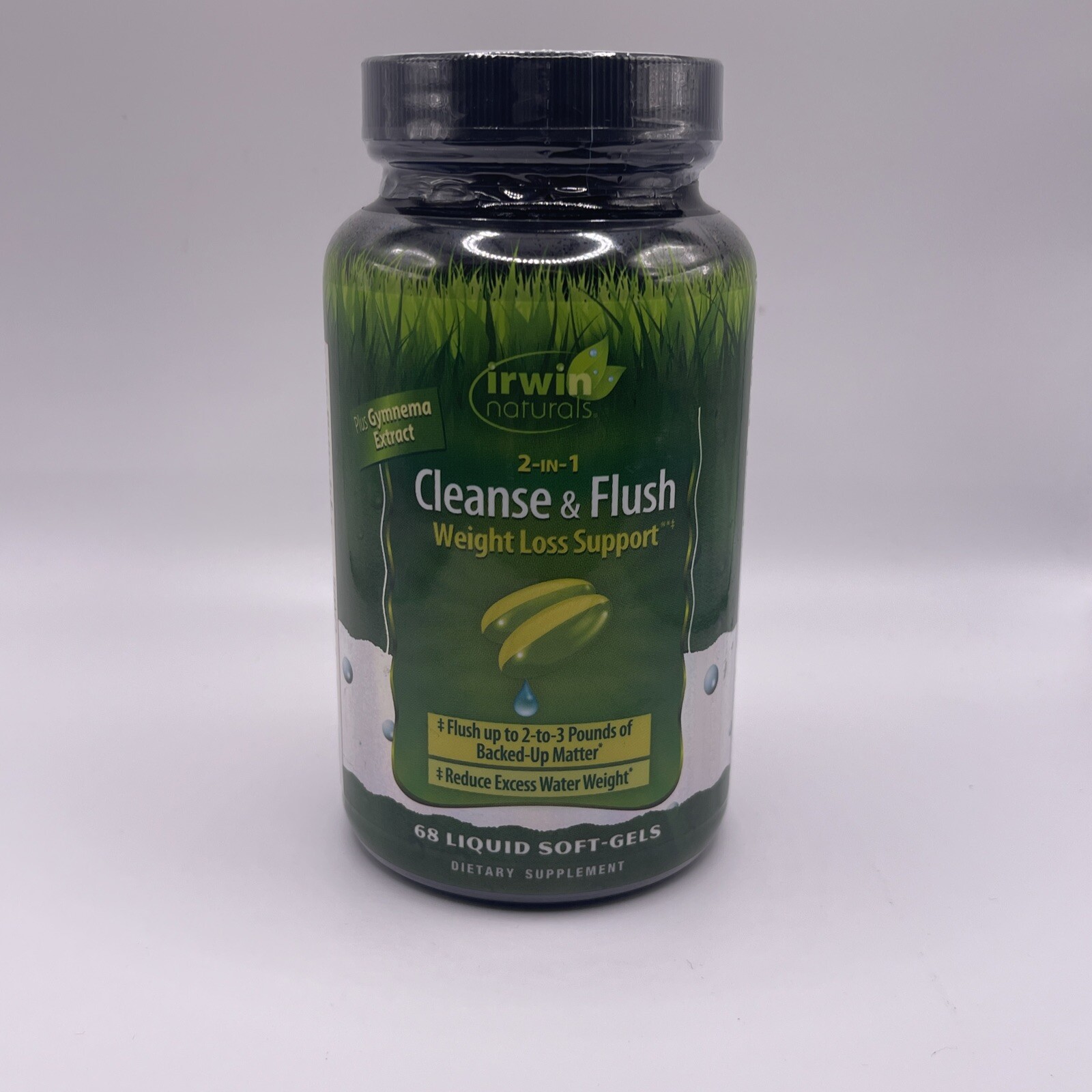 Irwin Naturals Cleanse & Flush Extra Strength 68 Softgels Exp 05/2024