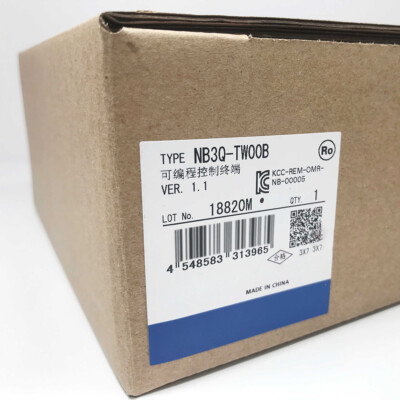 For Omron NB3Q-TW00B In Box PLC HMI Touch Screen