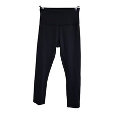 Lululemon Pants Women 4 Black Wunder Under 21" Athleisure Sportswear Crossfit 