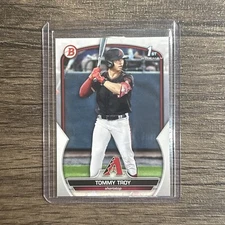 2023 Bowman Draft TOMMY TROY 1ST BOWMAN #BD-103 Diamondbacks