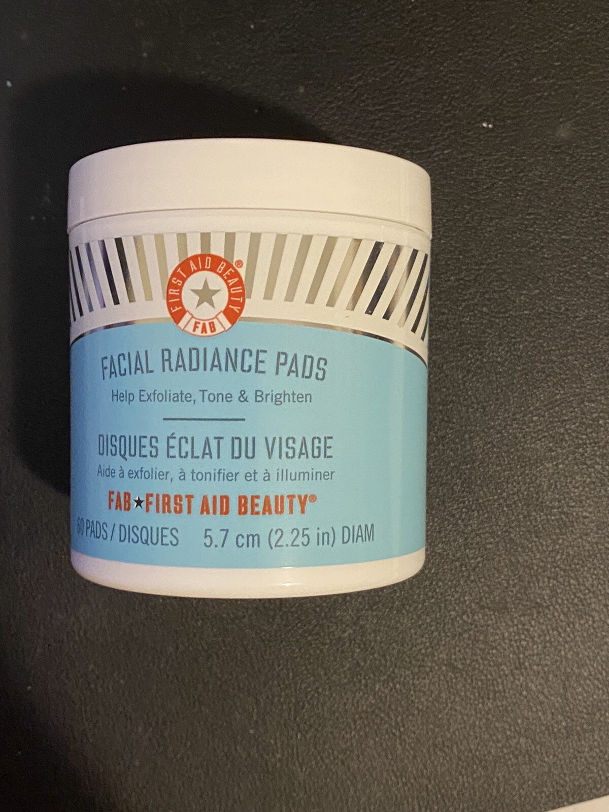 First Aid Beauty FAB Facial Radiance Pads Large Full Size 60 Pads