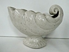 AUSTRALIAN POTTERY GREENAWAY CORNUCOPIA SHELL VASE ART DECO BOWL COMPORT 