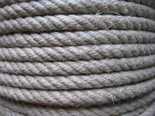 10 MM Corda di Canapa 100% Canapa Naturale - Lunghezza 10 Metro - Canapa Corda