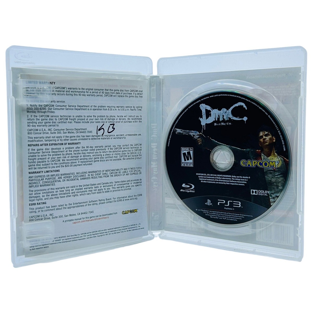 DmC: Devil May Cry (Sony PlayStation 3, 2013) PS3 CIB Complete