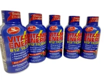 VITAMIN ENERGY Power Shot B12, Acai Pomegranate, 1.95oz, BB 7/26, Lot of 24