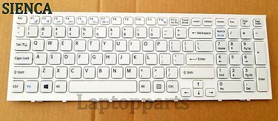 NEW Sony Vaio VPC-EH VPCEH Series Keyboard US White With Frame 148971311