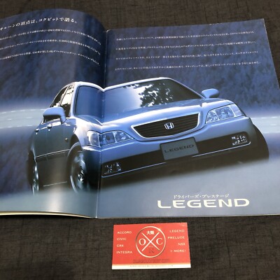 96-04 Honda Legend Brochure JDM Acura 3.5RL KA9 Rare Access 97 98