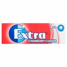 Wrigley's Extra Strawberry - 10 Pieces - 14g - Pack of 8