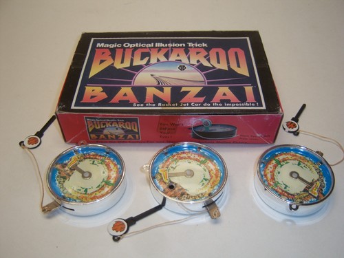 BUCKAROO BANZAI 1984 MAGIC OPTICAL ILLUSION TRICK LOOSE TOY LOT WITH ...