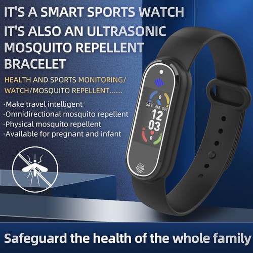 New Mosquito Repellent Bracelet Ultrasonic Insect Wristband Watch ...