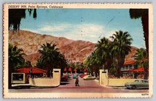 Vintage Post Card Desert INN Palm Springs California E96