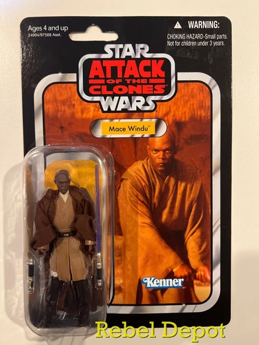 Star Wars The Vintage Collection Mace Windu VC35 New On Card