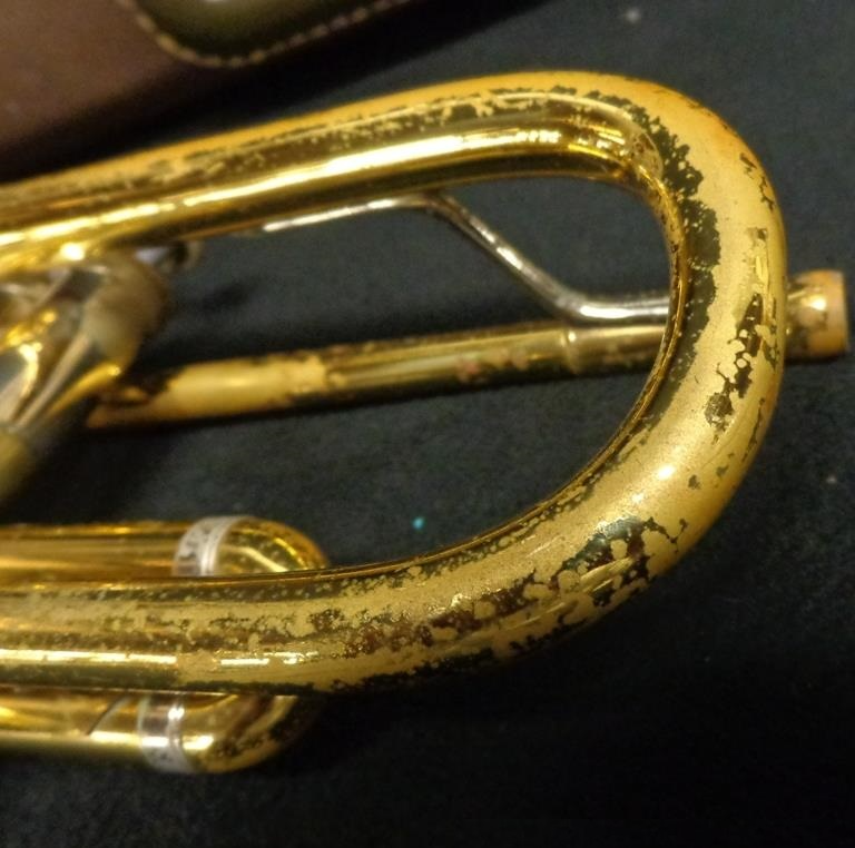 Bach Mercedes-II Trumpet, USA, w/ Case and 7C Mouthpiece, Fair