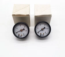 Weksler Instruments UA15-N8CX Pressure Gauge (Lot of 2)