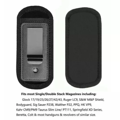 3 Pack Tactical IWB Magazine Pouch for .40 .45 .22 9mm Pistol Mag Holder Holster - Bild 4 von 13