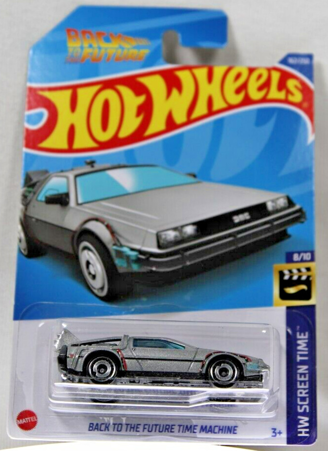 2022 Hot Wheels Back to the Future Time Machine 167/250 HW Screen Time 8/10 New