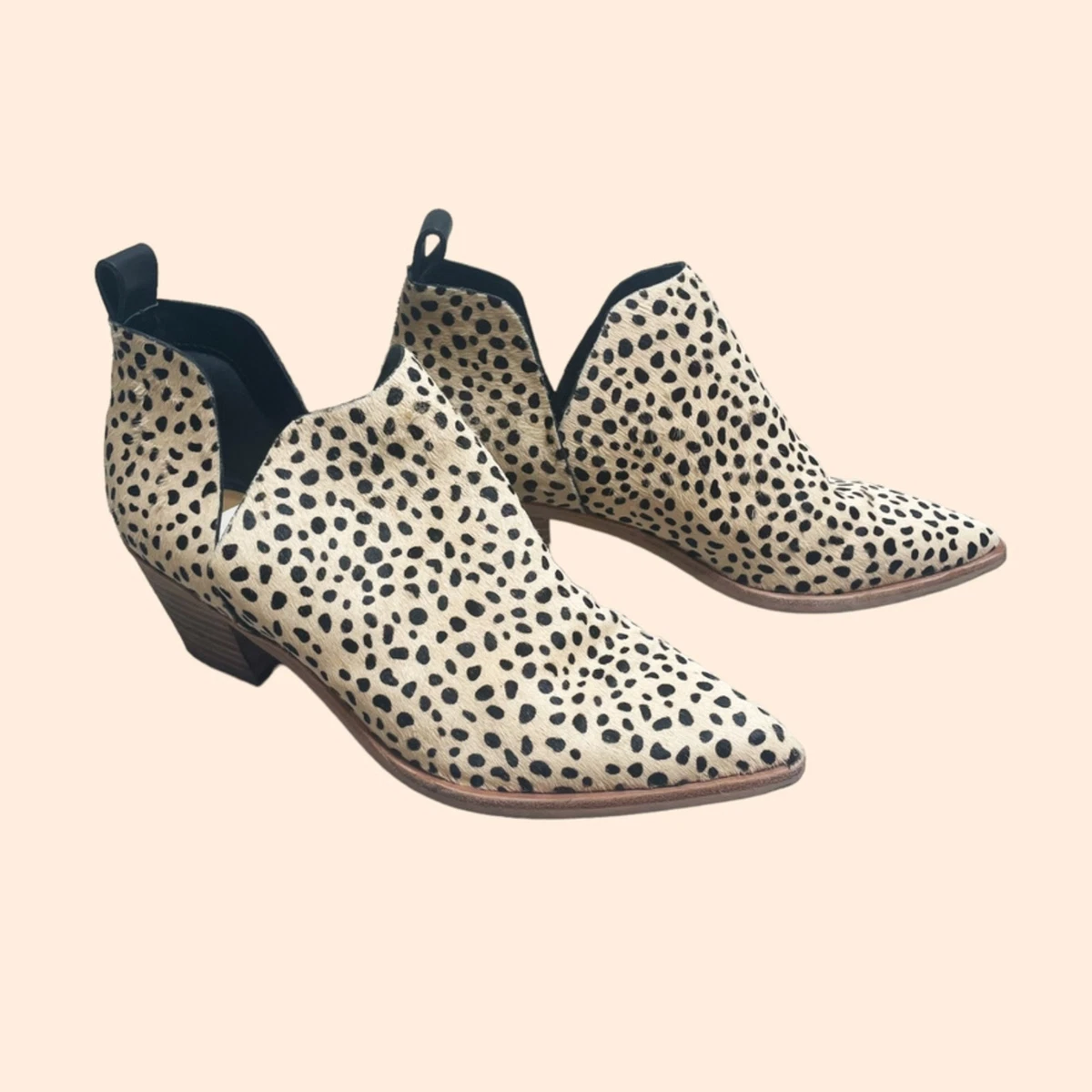 Dolce Vita Sonni Spotted Calf Hair Boots eBay